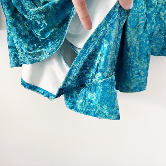 NWOT Free People Bali Tightrope Romper - Blue Size Large - Picture 6 of 10